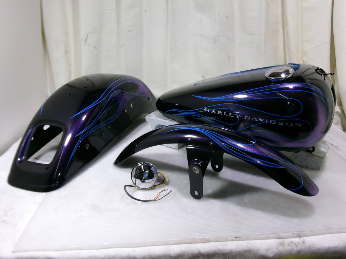 ハーレー FXSTD ソフテイル 1450 純正 ガソリンタンク 前後