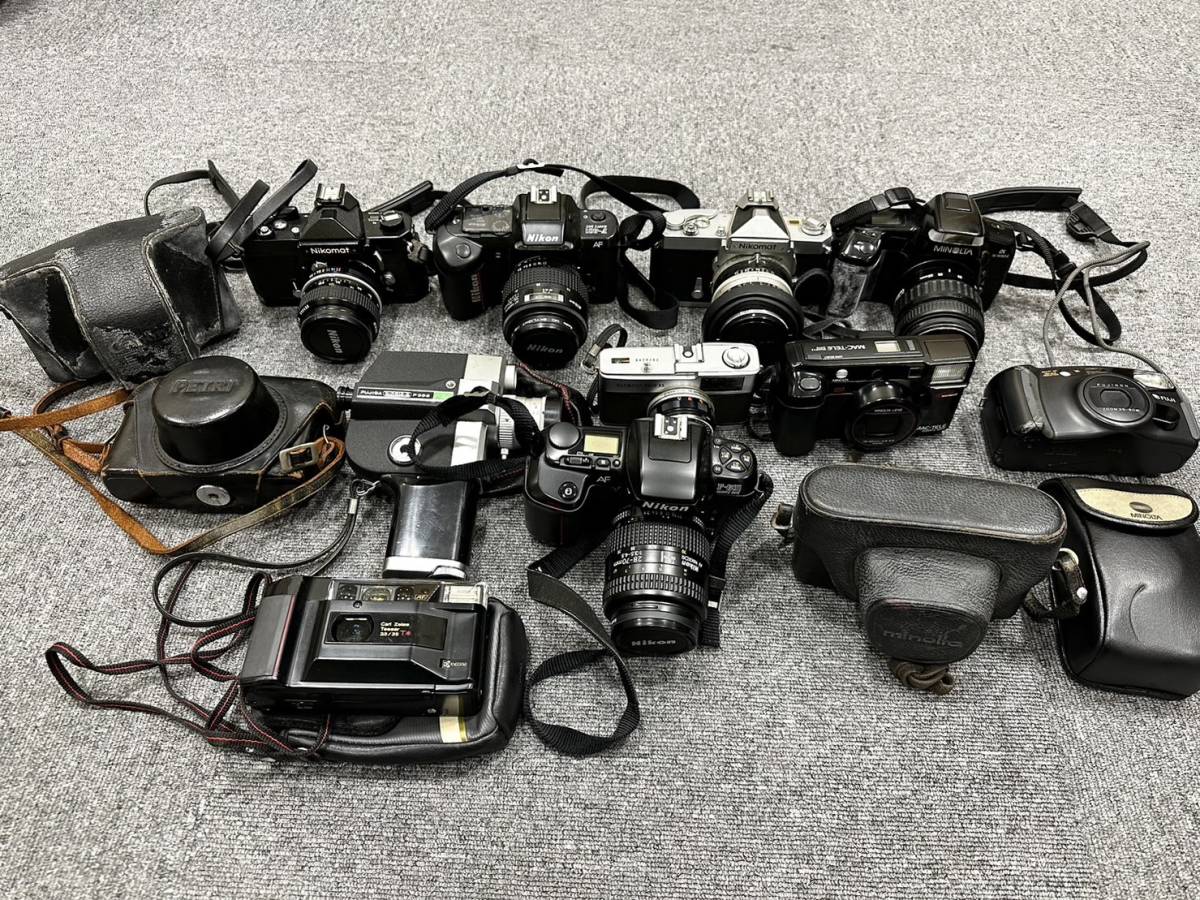AS 18942】1円スタート カメラまとめ フィルムカメラ NIKON Canon