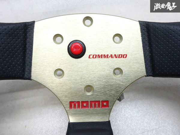 保証付 MOMO モモ COMMANDO コマンド D型 Dシェイプ ステアリング