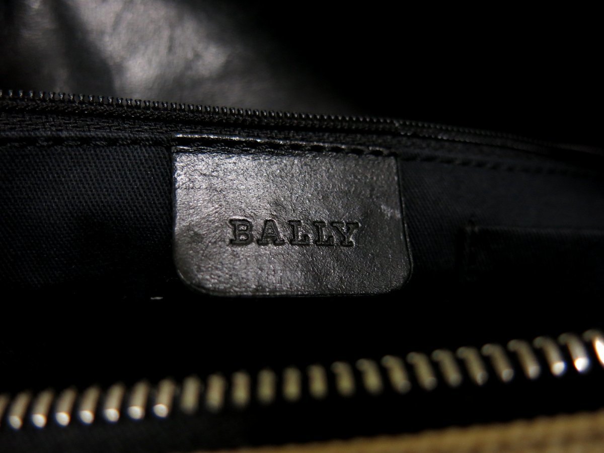 バリー BALLY ショルダーバッグ バリーBALLY牛革 BOOTHBAY ビジーBロゴ 
