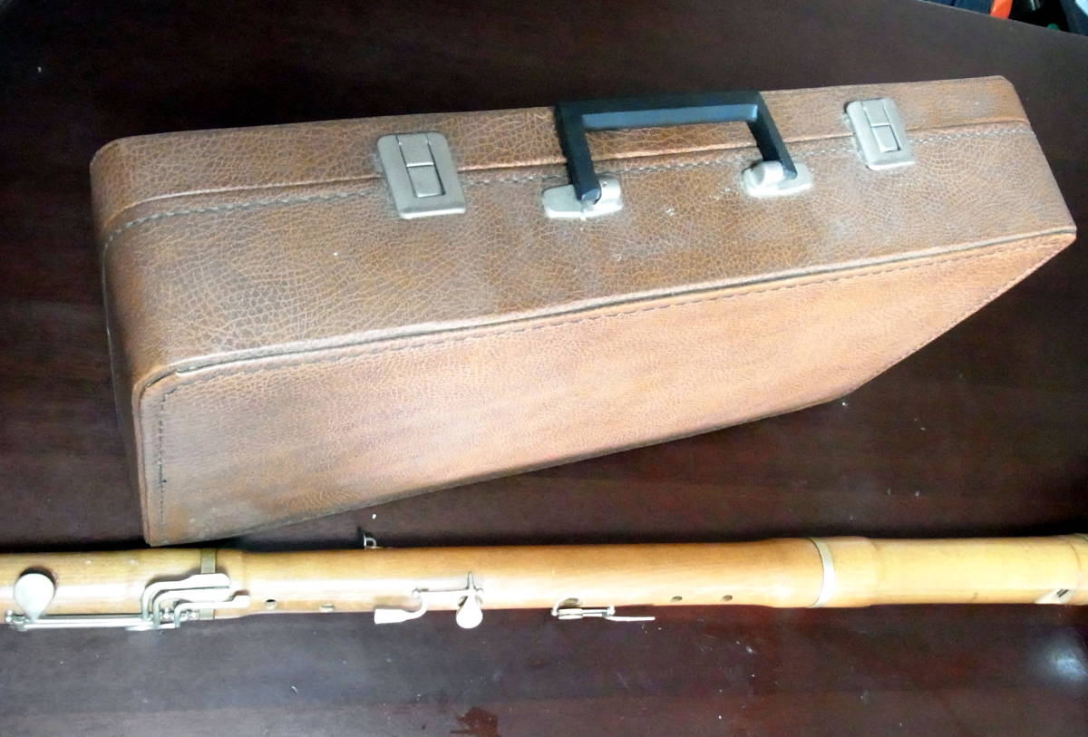 彡ドイツMOECKメック社製 バスリコーダー オリジナルケース付き の入札