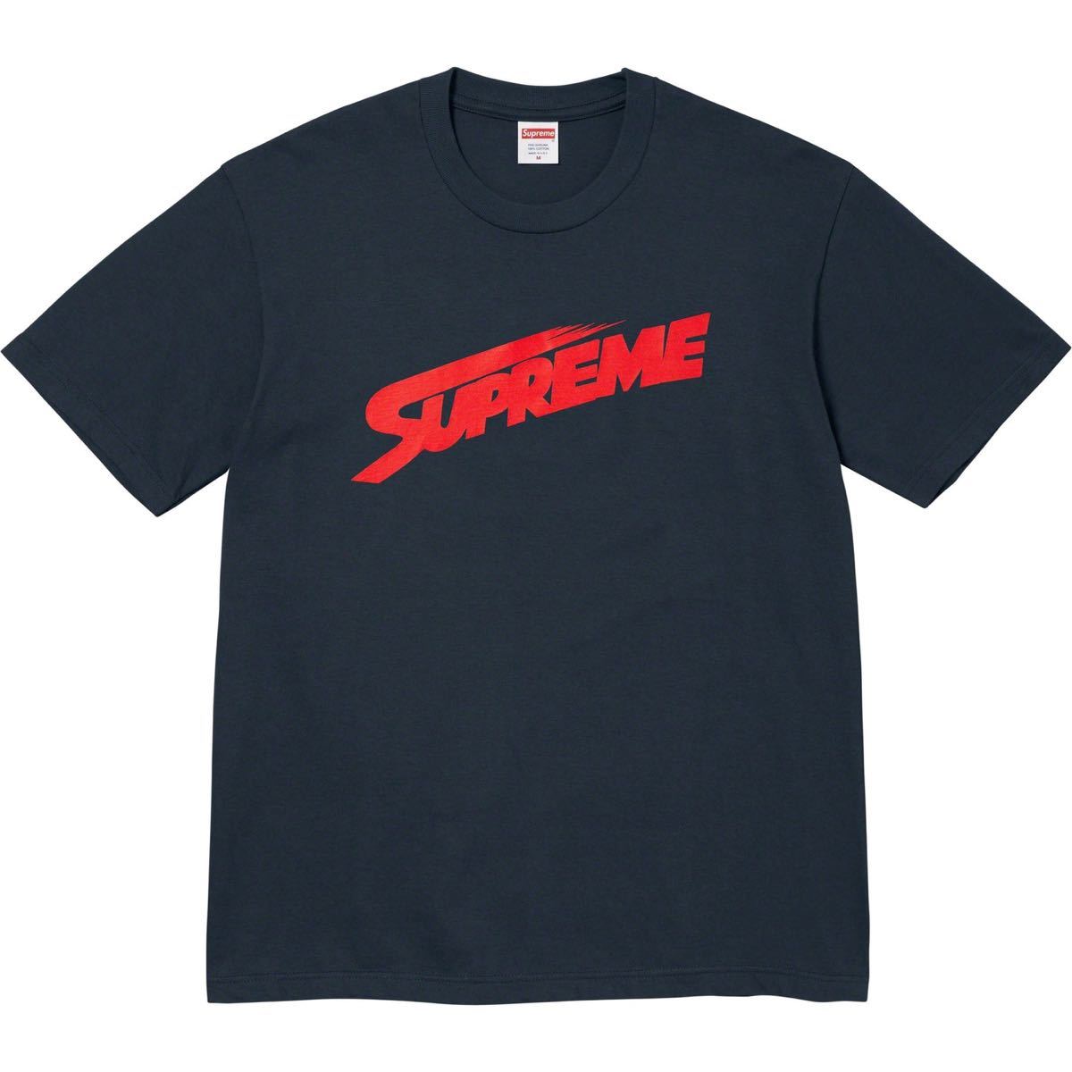 赤字超特価，最新作 S Supreme 23AW Mont Blanc Tee Navy Fighter