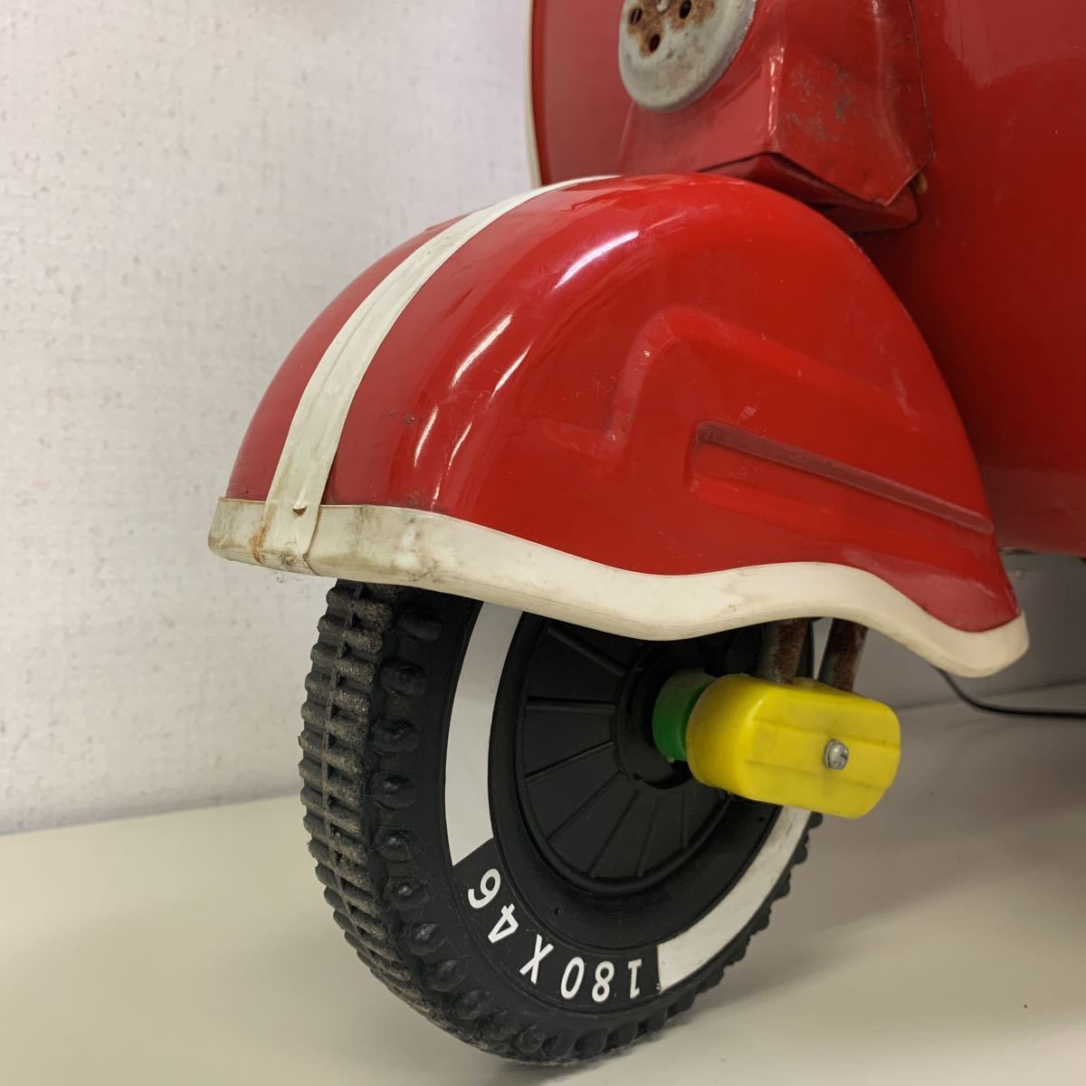 昭和 レトロ vespa ベスパ 電動 三輪車 1982年 旧車 ブリキ玩具