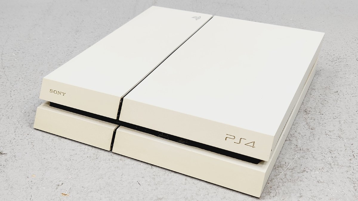△1円【3】初期化済み PS4 CUH-1200A グレイシャーホワイト 500GB 同梱
