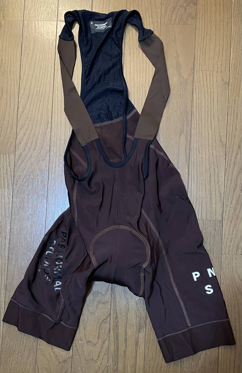 PAS NORMAL STUDIOS(パスノーマルスタジオ) MEN'S FLEECE BIB Dark Red
