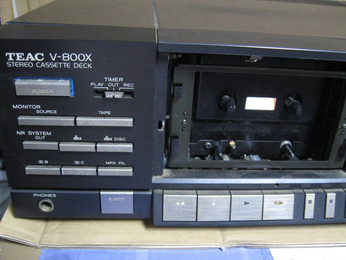 TEAC ティアック V-800X | 3ヘッドカセットデッキ : eBay 1円 ステレオ