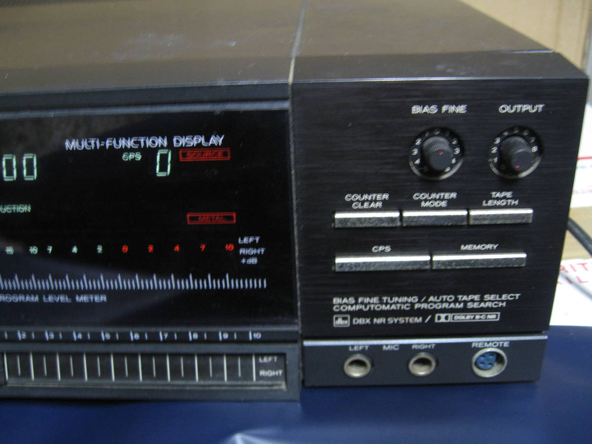 TEAC V-800X 3ヘッド　ステレオカセットデッキ　動作品　値下げしました TEAC ティアック V-800X | 3ヘッドカセットデッキ : eBay 1円 ステレオ