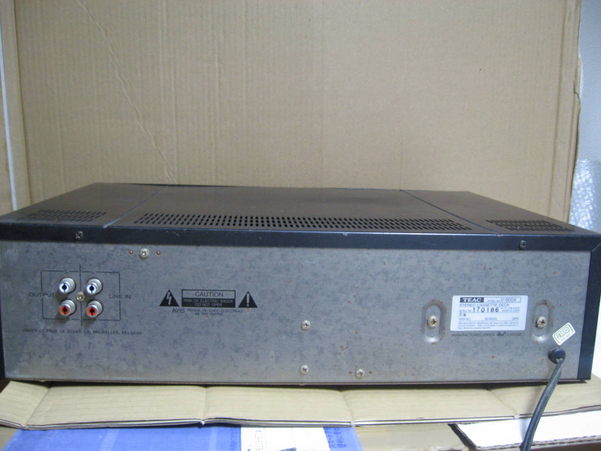 TEAC ティアック V-800X | 3ヘッドカセットデッキ : eBay 1円 ステレオ