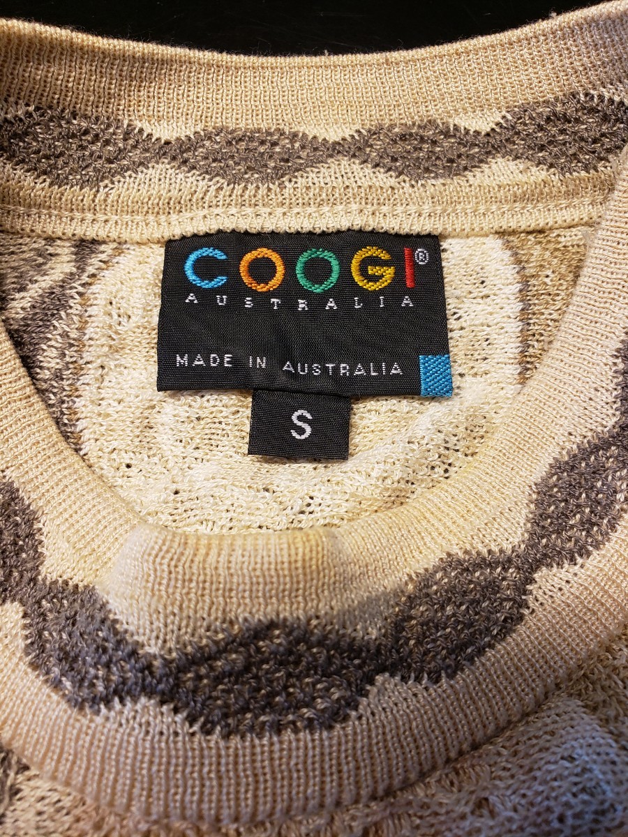 クージー COOGI コットンニット セーター 3Dニット Sサイズ 