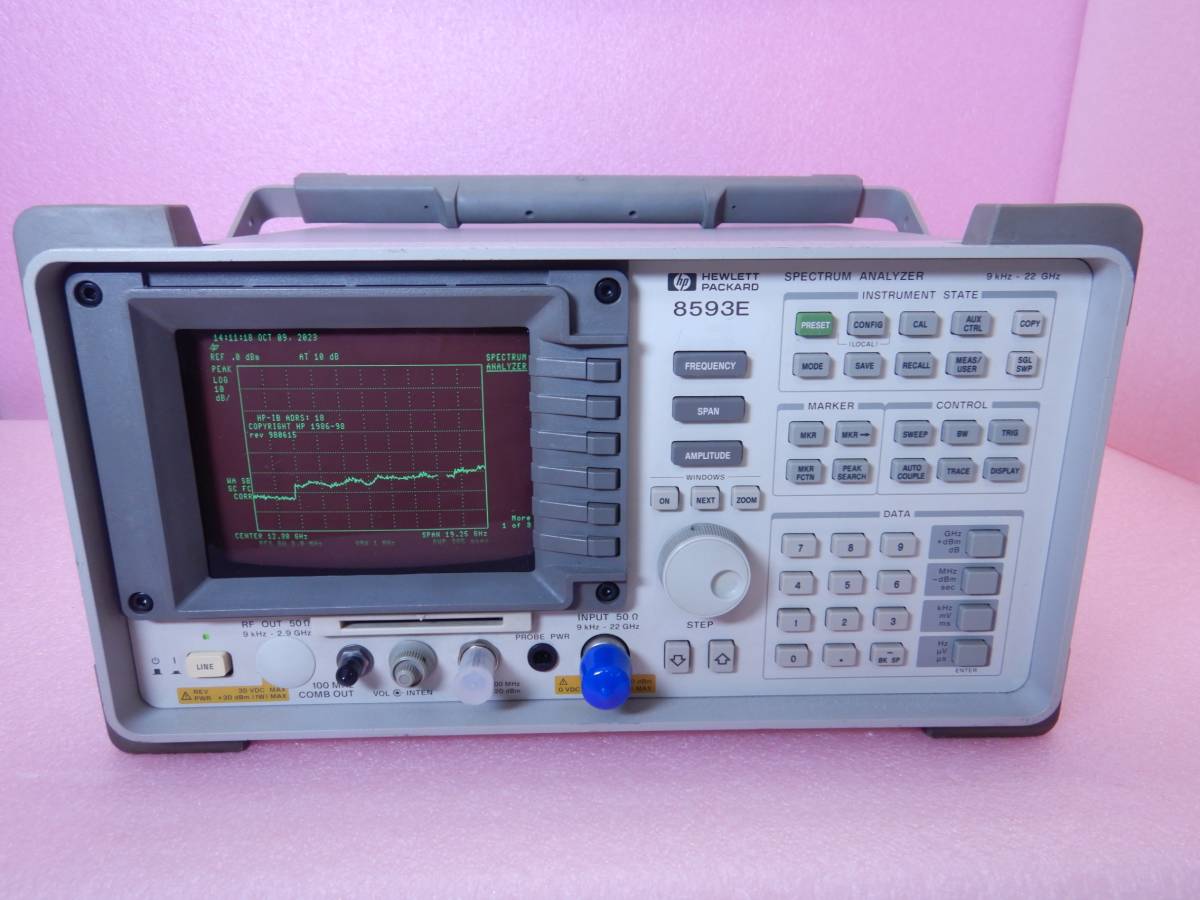 HP Agilent 8593E Spectrum Analyzer 9kHz 22GHz(アマチュア無線)｜売買されたオークション情報