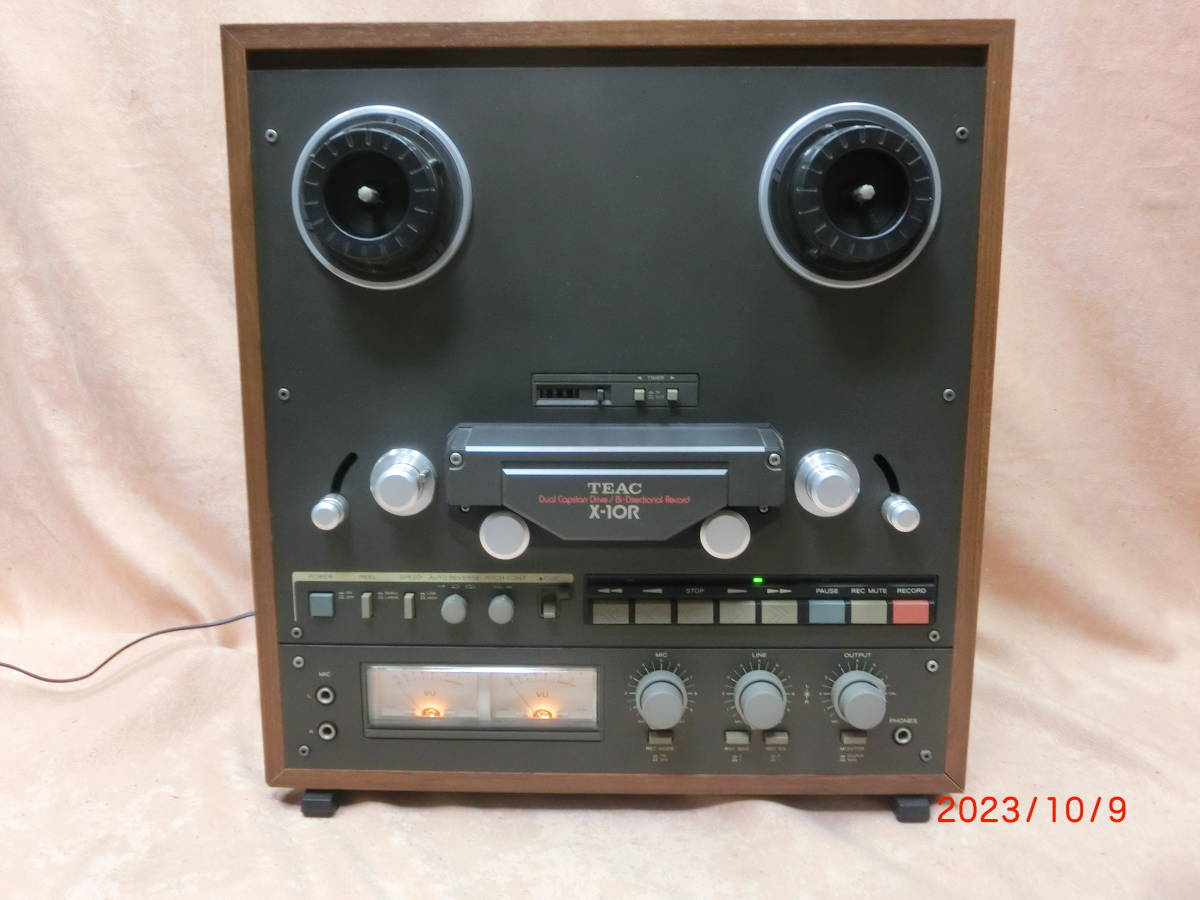 中古品) オープンリールデッキ TEAC (テアック) X-10R ウッドケース