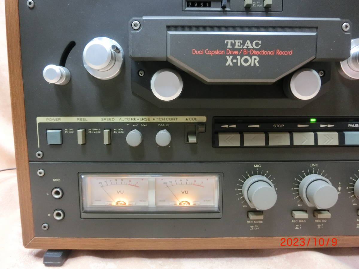 中古品) オープンリールデッキ TEAC (テアック) X-10R ウッドケース