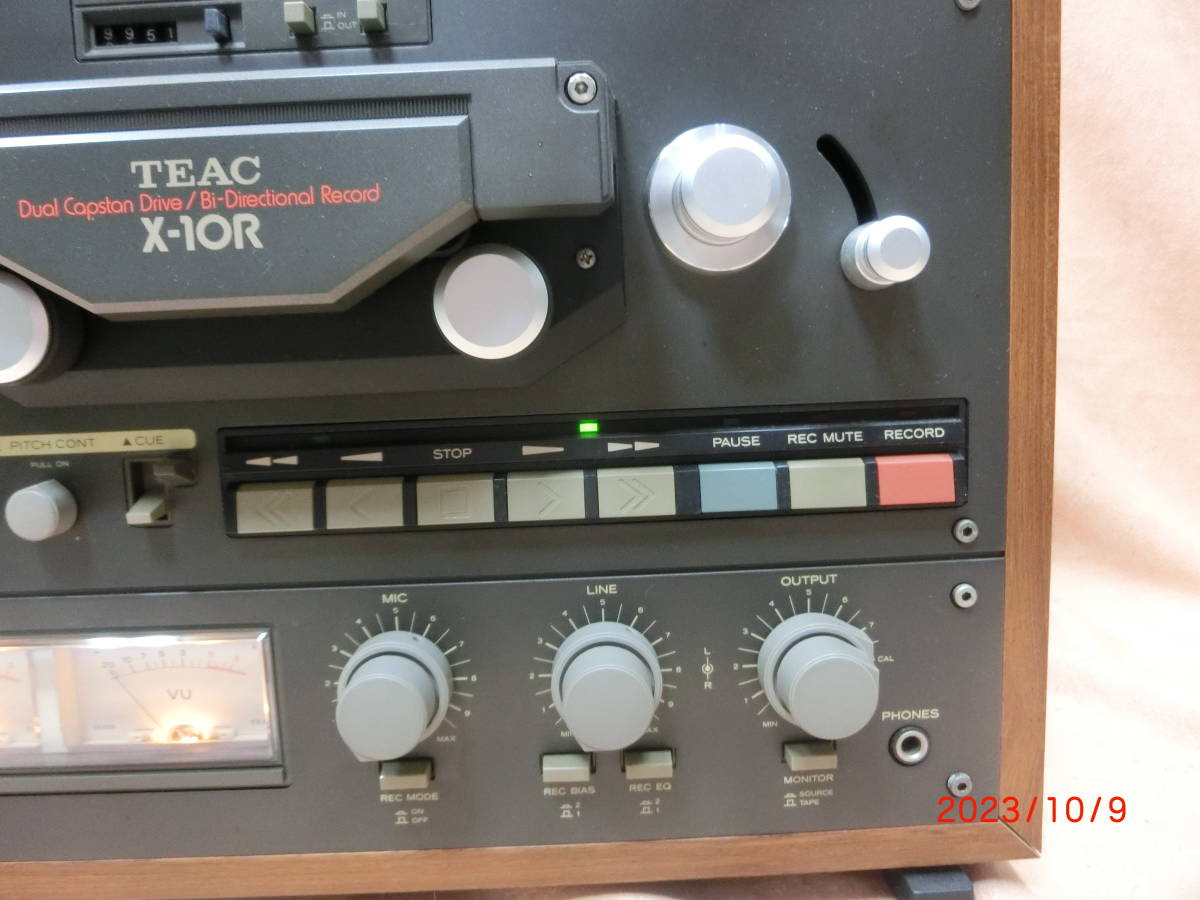 中古品) オープンリールデッキ TEAC (テアック) X-10R ウッドケース