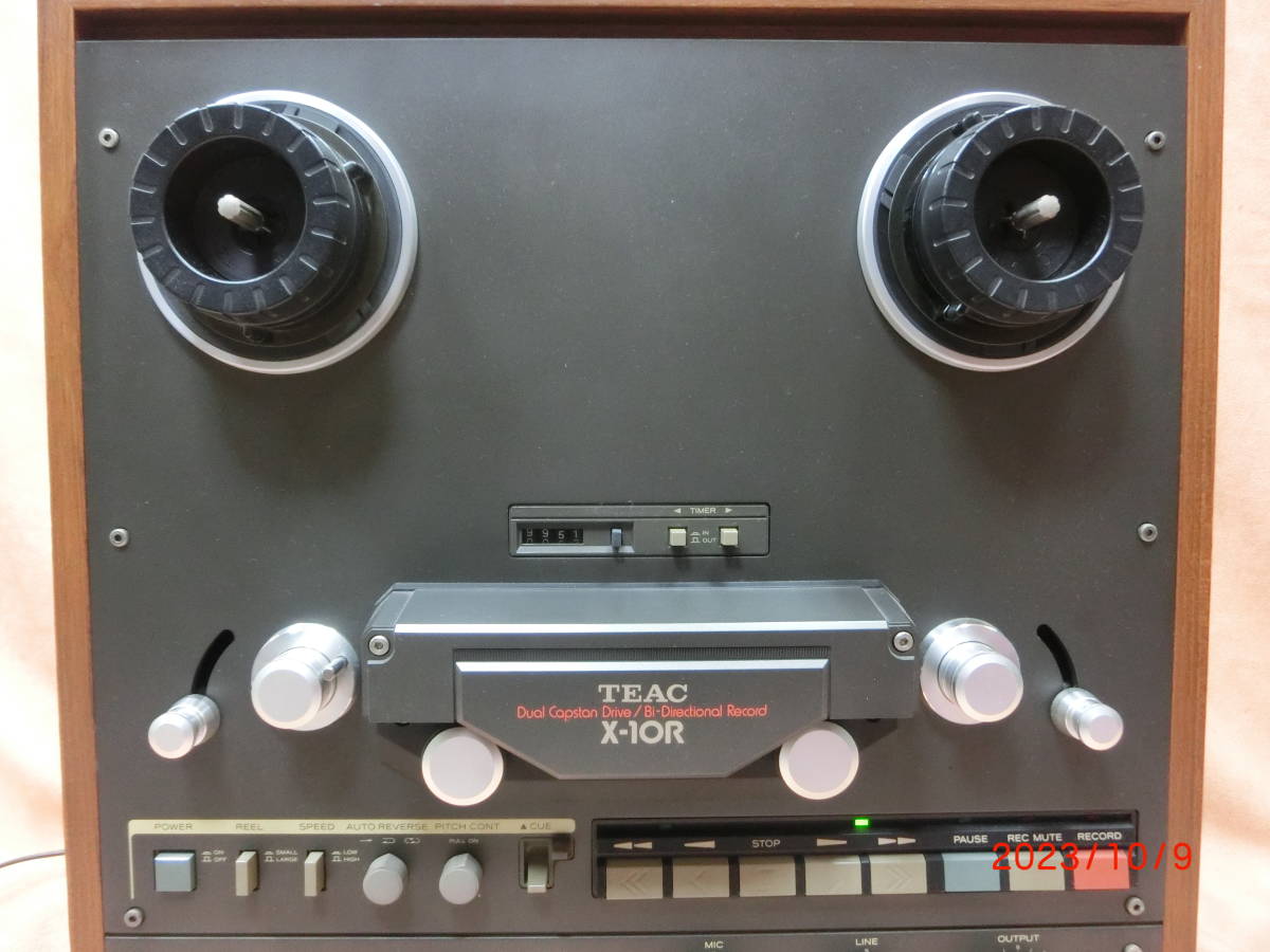中古品) オープンリールデッキ TEAC (テアック) X-10R ウッドケース