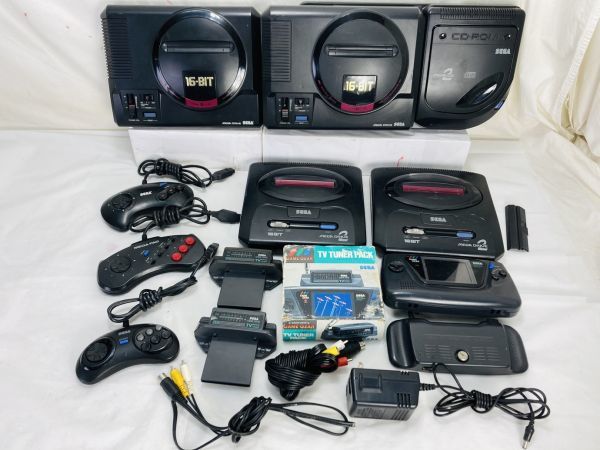 SEGA セガ MD MEGA DRIVE メガドライブ 本体 MEGAPAD メガパッド GG GAMEGEAR ゲームギア セット まとめ SK-230820088