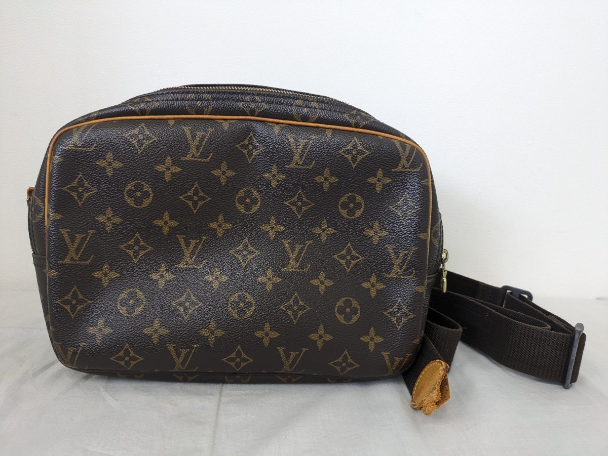 ジャンク】LOUIS VUITTON ルイヴィトン リポーターPM モノグラム 