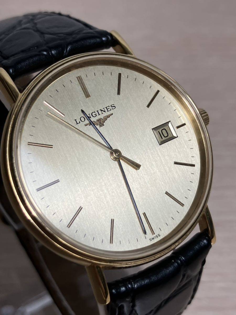 LONGINES ロンジン 腕時計 グランドクラシック L4.720.2 クォーツ メンズ腕時計 稼働 革ベルト 