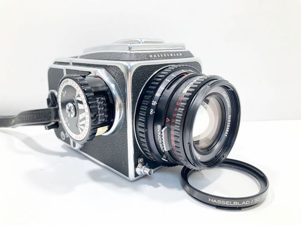 【ad2305005.1】カメラ好きの方に！ハッセルブラッド HASSELBLAD 500c/m Planar 1:2.8 f=80mm レンズセット