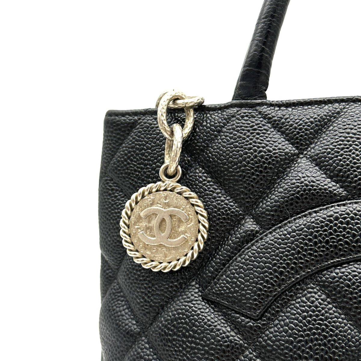 極上の逸品】CHANEL シャネル 復刻トート キャビアスキン ココ  