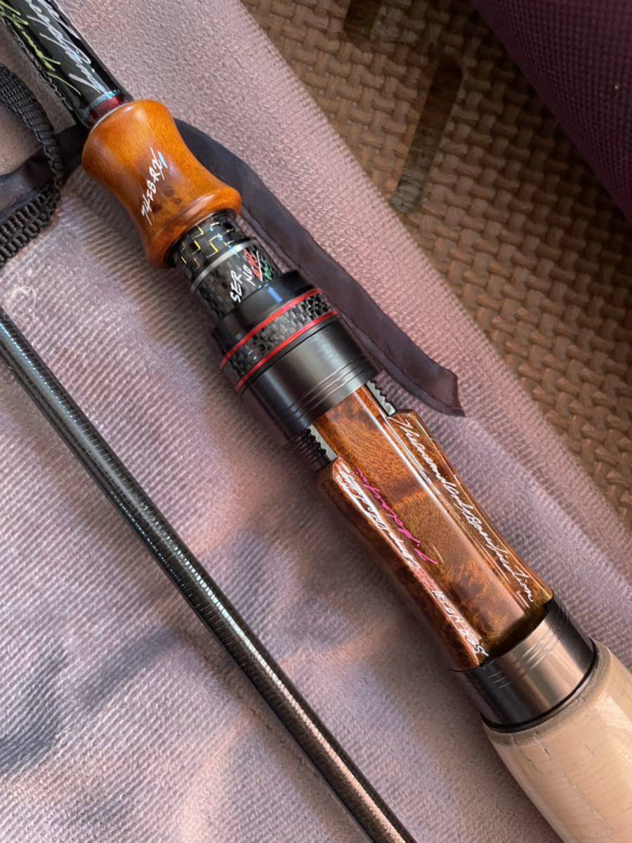 バリバス グラファイトワークスTRD-74FS-RX ビッグトラウト 中古美品