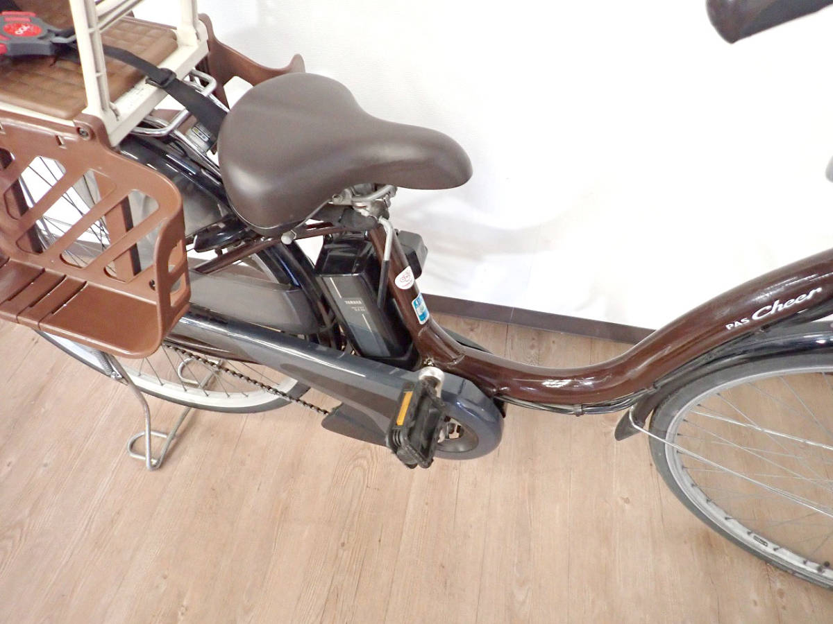 中古美品 電動アシスト自転車 YAMAHA PAS Cheer PA26CH ヤマハ パス 