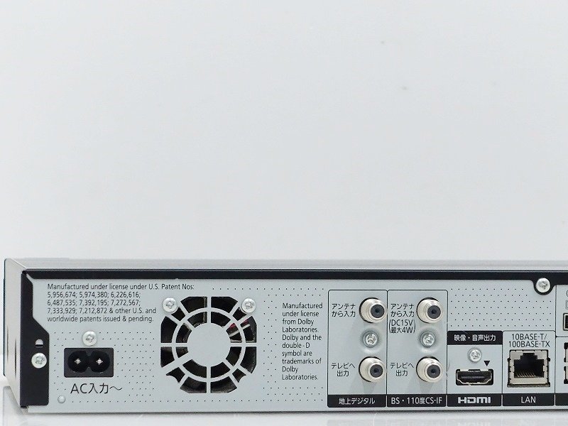 ■□Panasonic DMR-BZT820 ブルーレイレコーダー パナソニック□■016684011J□■ DMR-BZT820 Panasonic パナソニック Panasonic&frasl;パナソニック 1TBHDD ブルーレイレコーダーDMR-BZT710&frasl;3TB増設