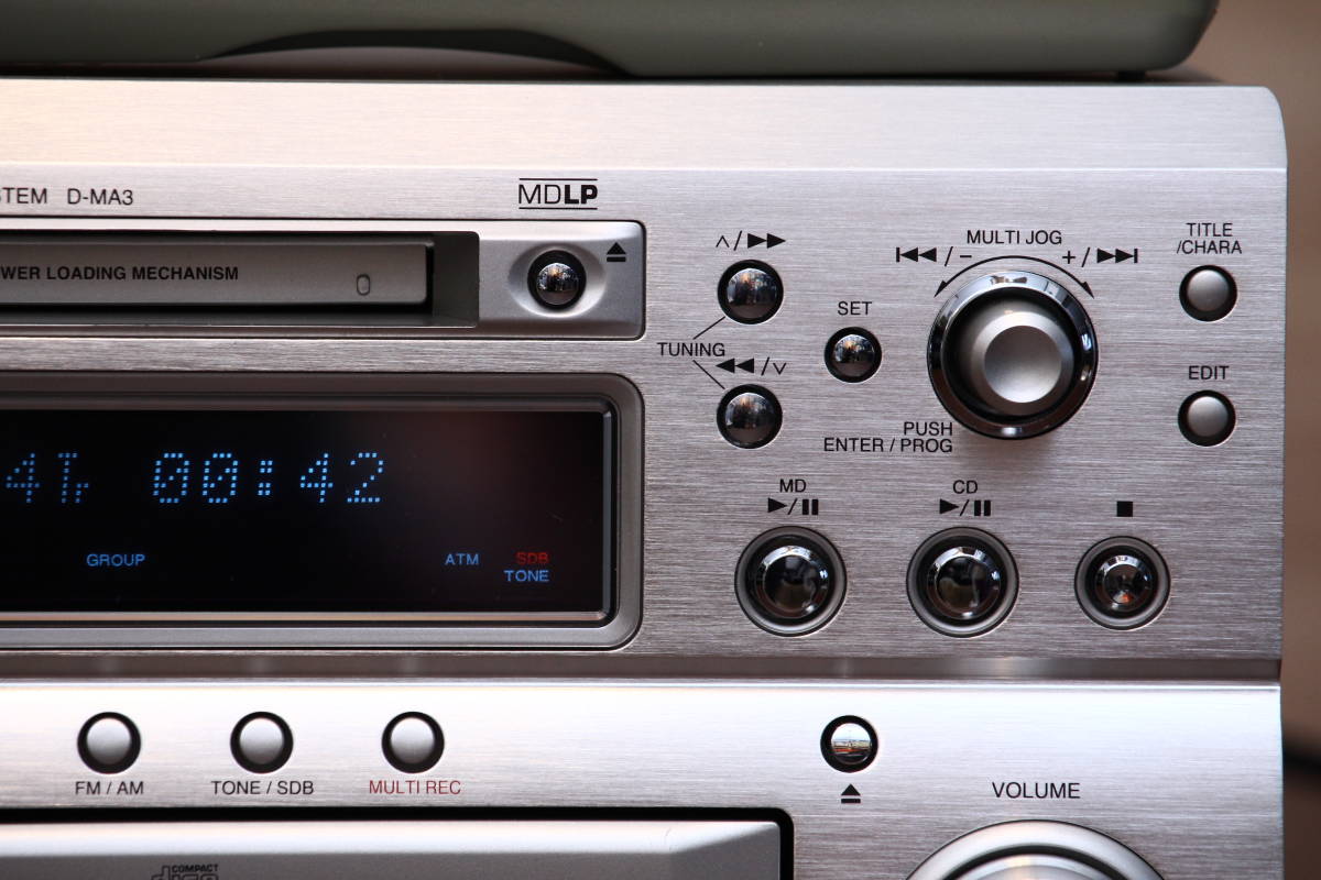 D-MA3 DENON ミニコンポ CD⁄MD⁄TUNER⁄USB-DAC 美品 Audio Tuner