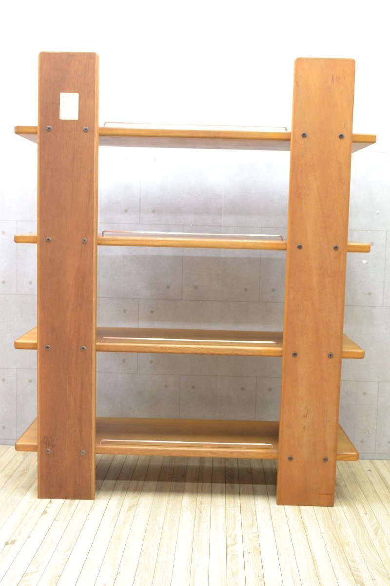 起立木工 キリツ タモ オープンラック 飾り棚 フリーラック シェルフ