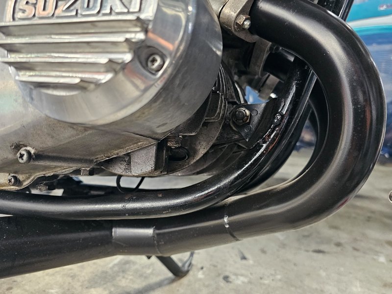 GT380 トライスターズ 製 スガヤショート タイプ 集合 チャンバー