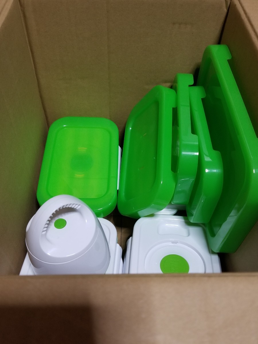 ショップ ジャパン フォーサ 角形真空コンテナ 5個セット