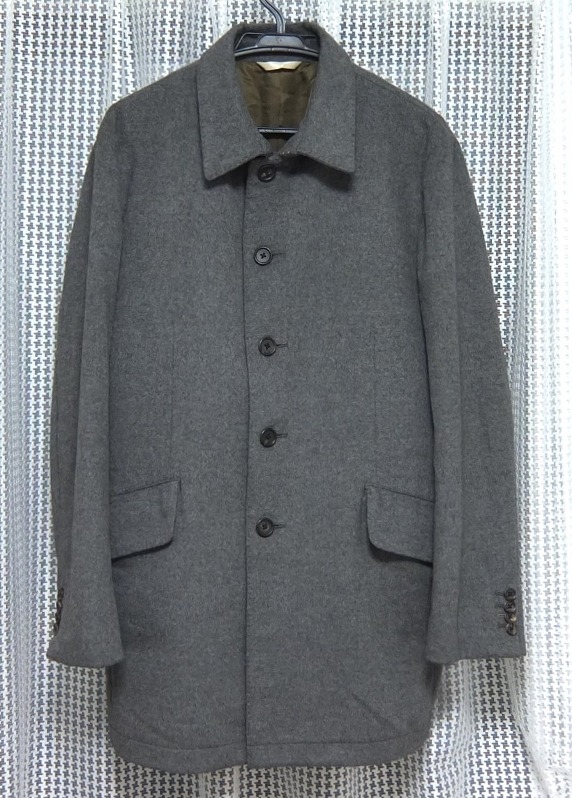ポールスミス コレクション アンゴラ100% コート グレー L Paul Smith