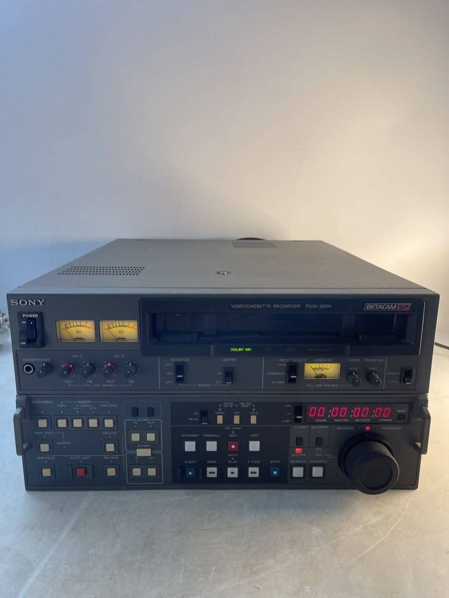 通電確認済 SONY PVW-2800 ビデオ カセット レコーダー BETACAM SP