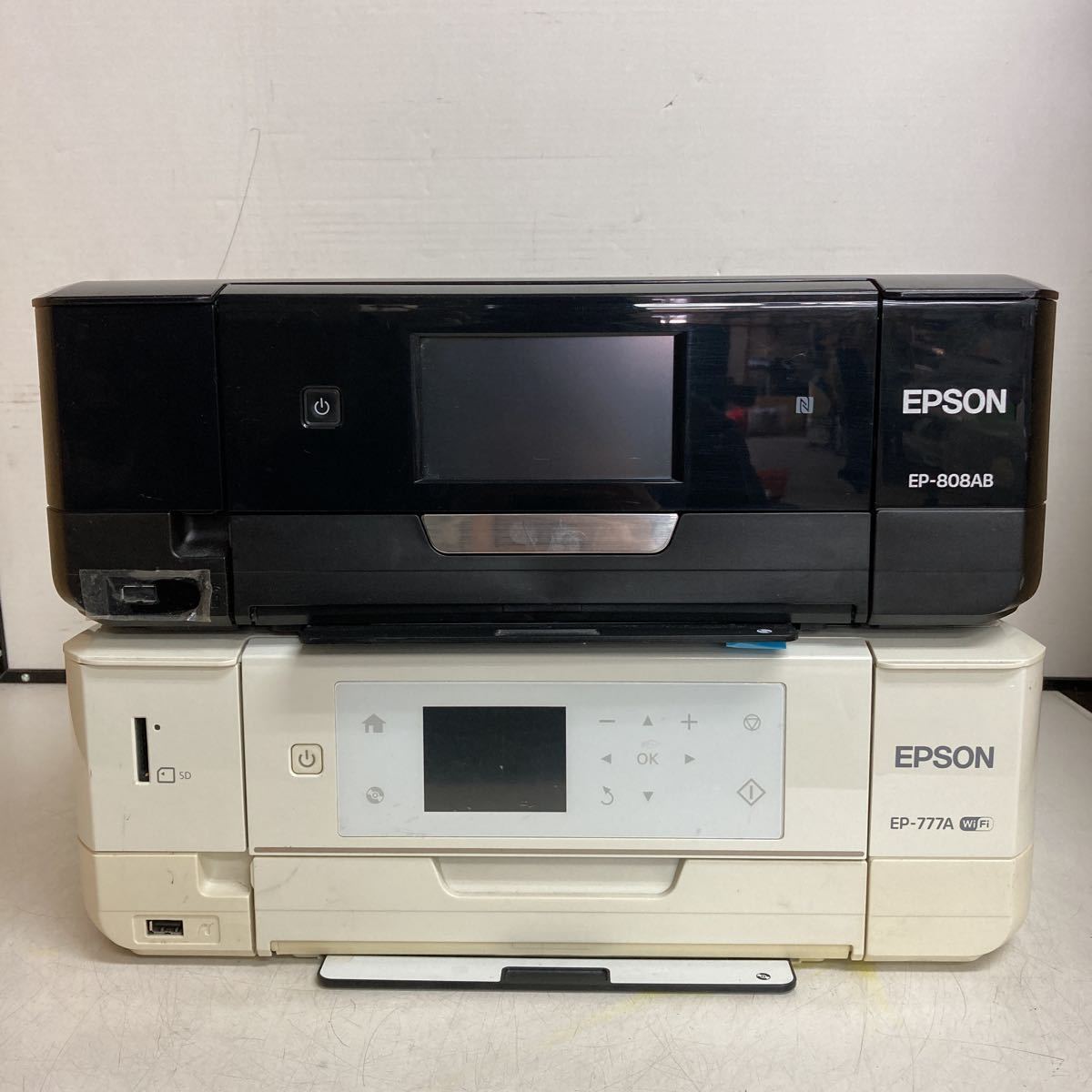 EPSON プリンター EP-777A EP-708A 2台セット ジャンク 2台セット EPSONジャンク2台 公式通販 プリンターEPSON EP-707A EEP