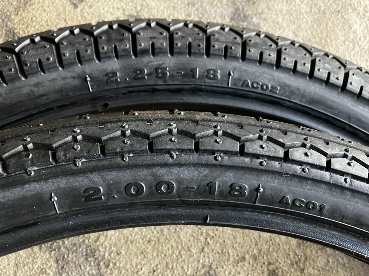 18インチ 新品Hリム アコレード ホイール セット 1.20/1.40-18 2.00 