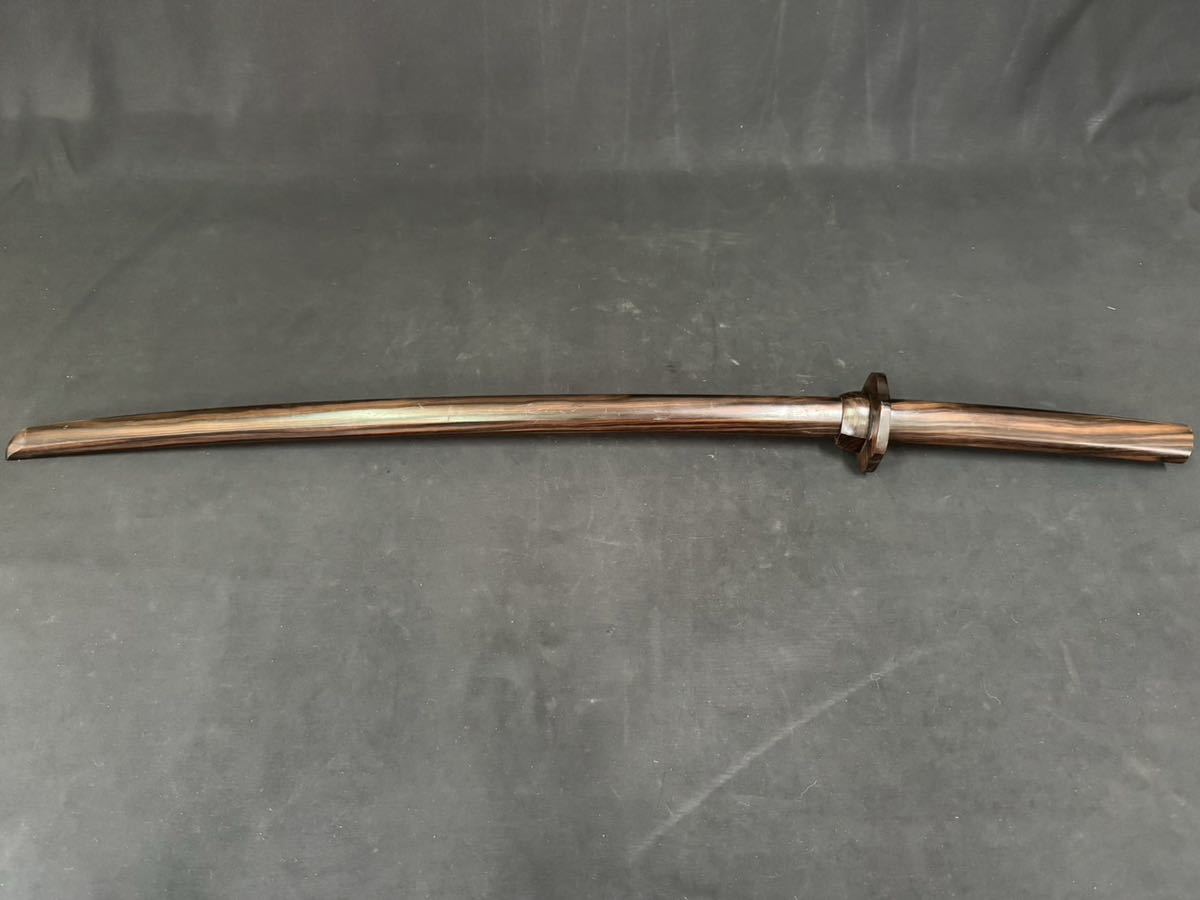 黒檀 高級木刀 二代目 和弘作 110cm 800g 木刀袋付 大刀 日向國都城