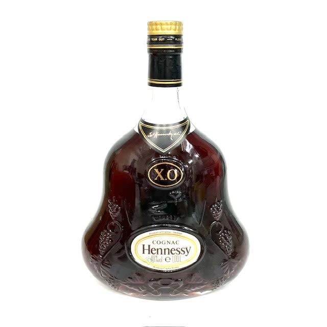 仙104【美品】 Hennessy XO クリアボトル 金キャップ 1L/1000ml 40% ヘネシー ブランデー コニャック 洋酒 未開栓 古酒