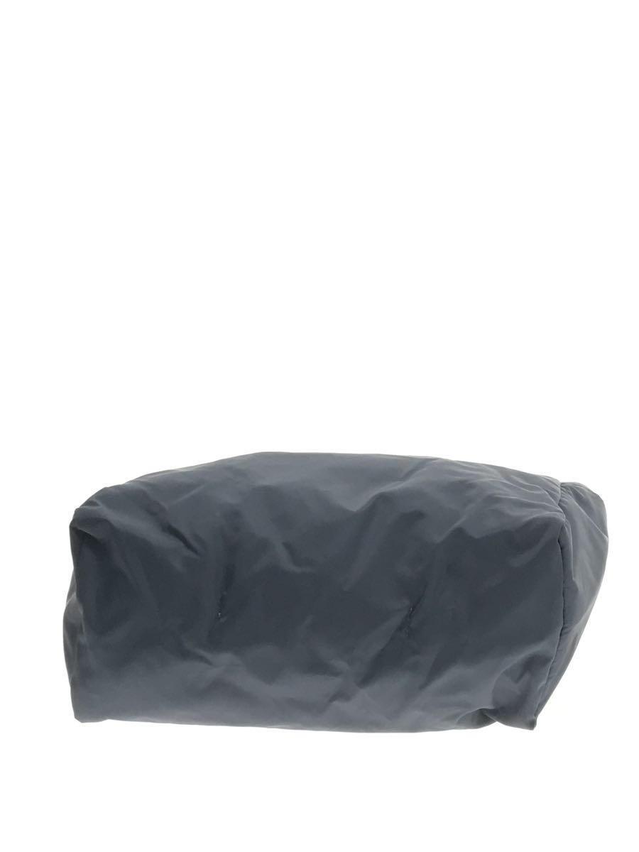 NOMADIS◆トートバッグ/GRY/プリント/ロゴ、持ち手に汚れ有