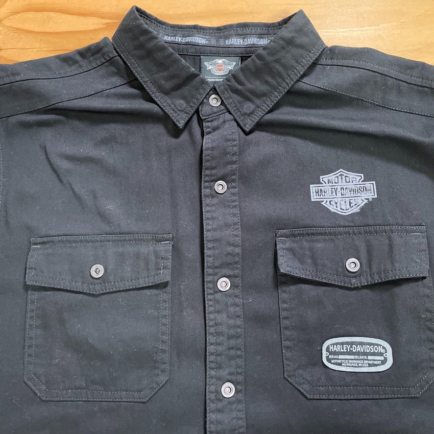 なおページ ☆Harley-Davidson ハーレーダビッドソン スカル コットンベスト