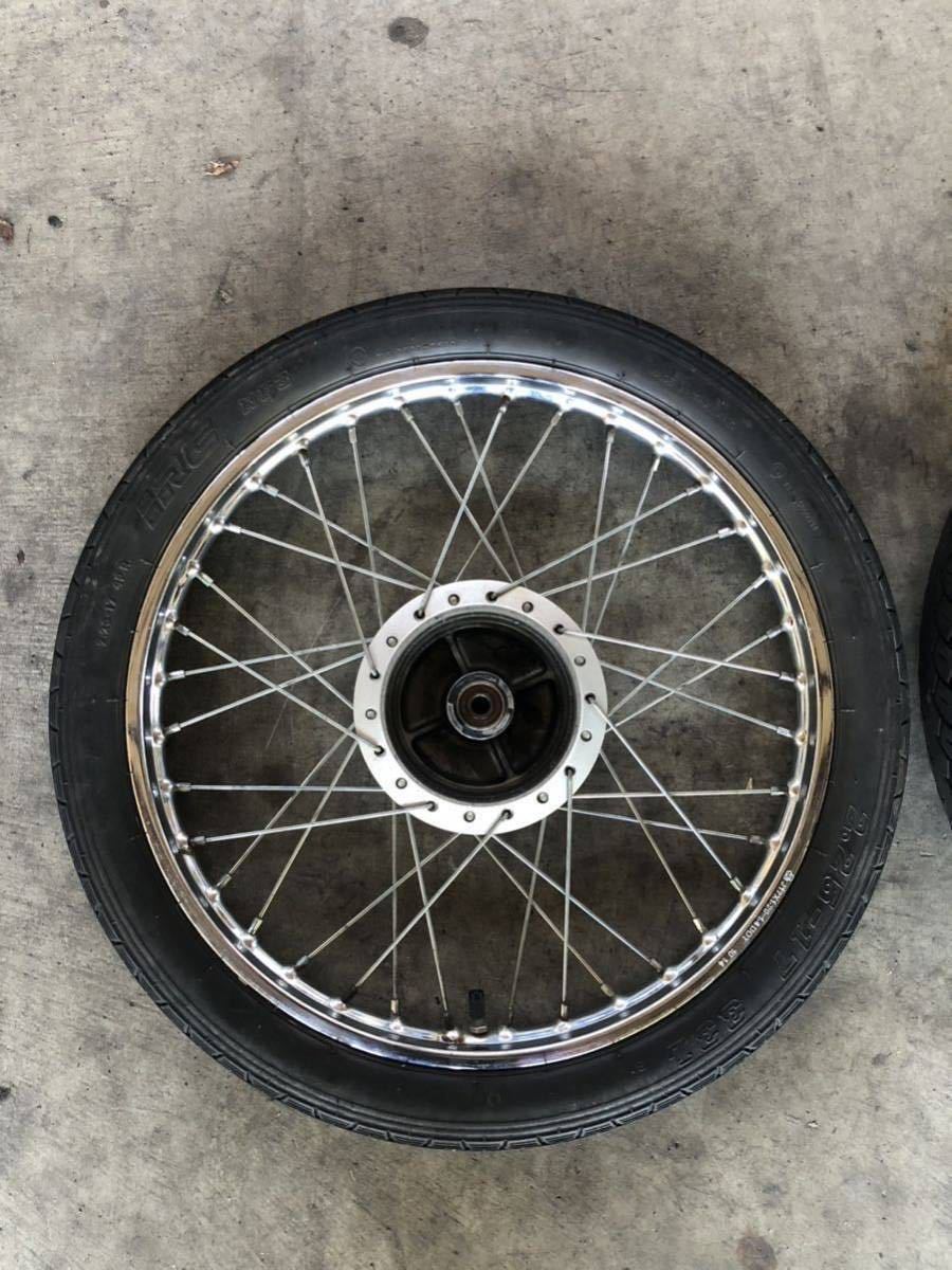 ホンダ スーパーカブ50 AA04 17インチ フロント、リアホイール