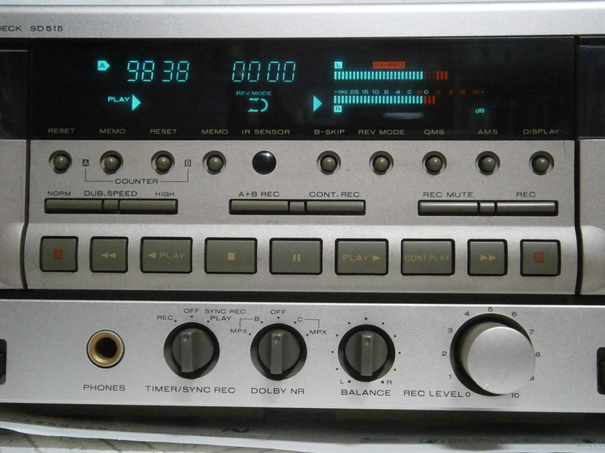 ◆Marants マランツ　SD515 ダブルリバース カセットデッキ　多機能　動作品◆