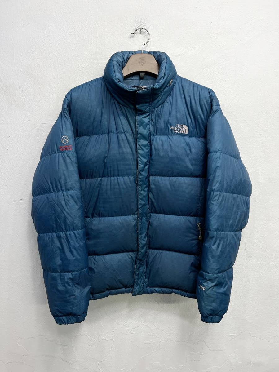 (J3876) THE NORTH FACE ノースフェイス ローツェ ダウンジャケット メンズ XL サイズ 正規品 本物 サミットシリーズ ヌプシ 800+SUMMIT