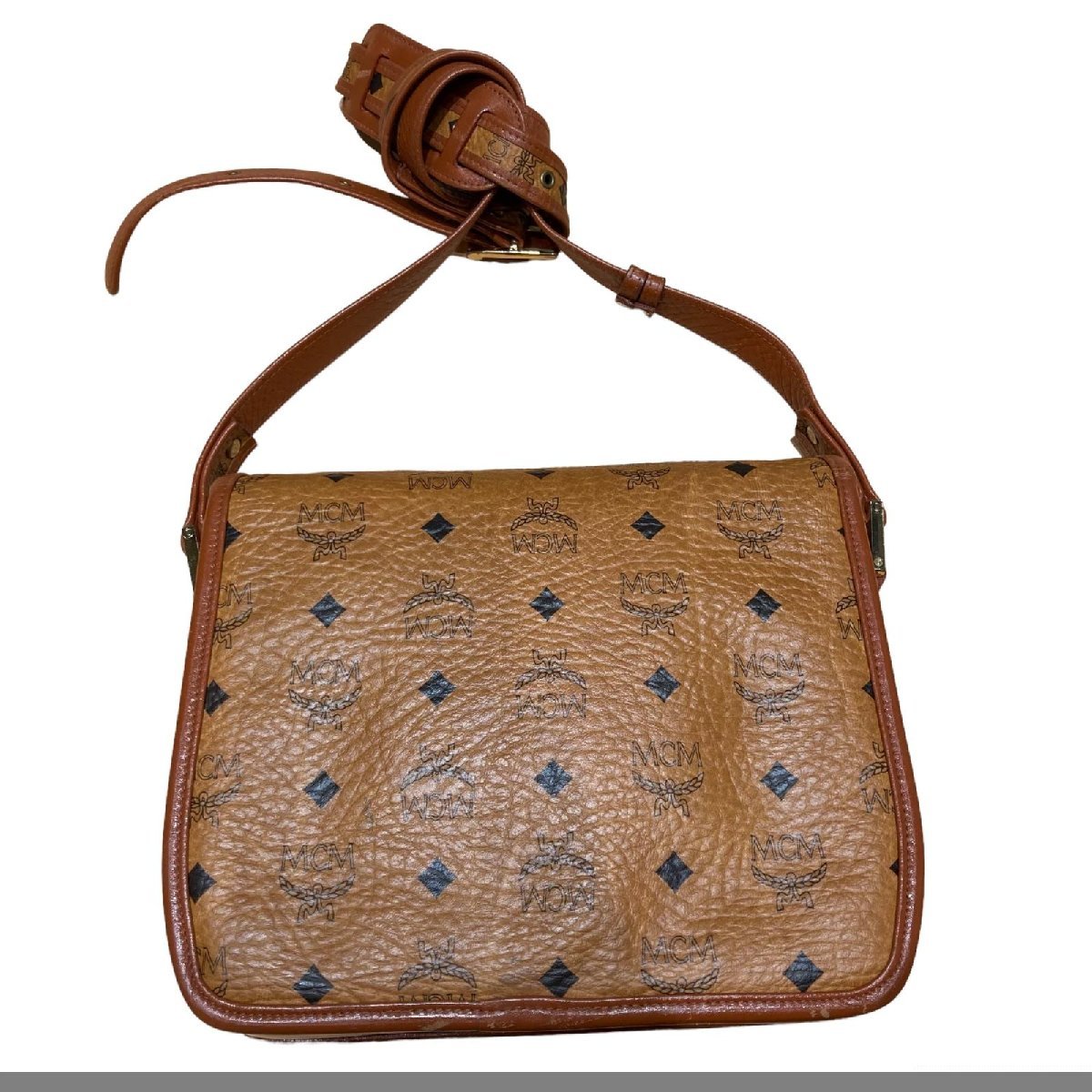 エム・シー・エム MCM MCM ショルダーバッグ ビセトス柄 ゴールド金具 