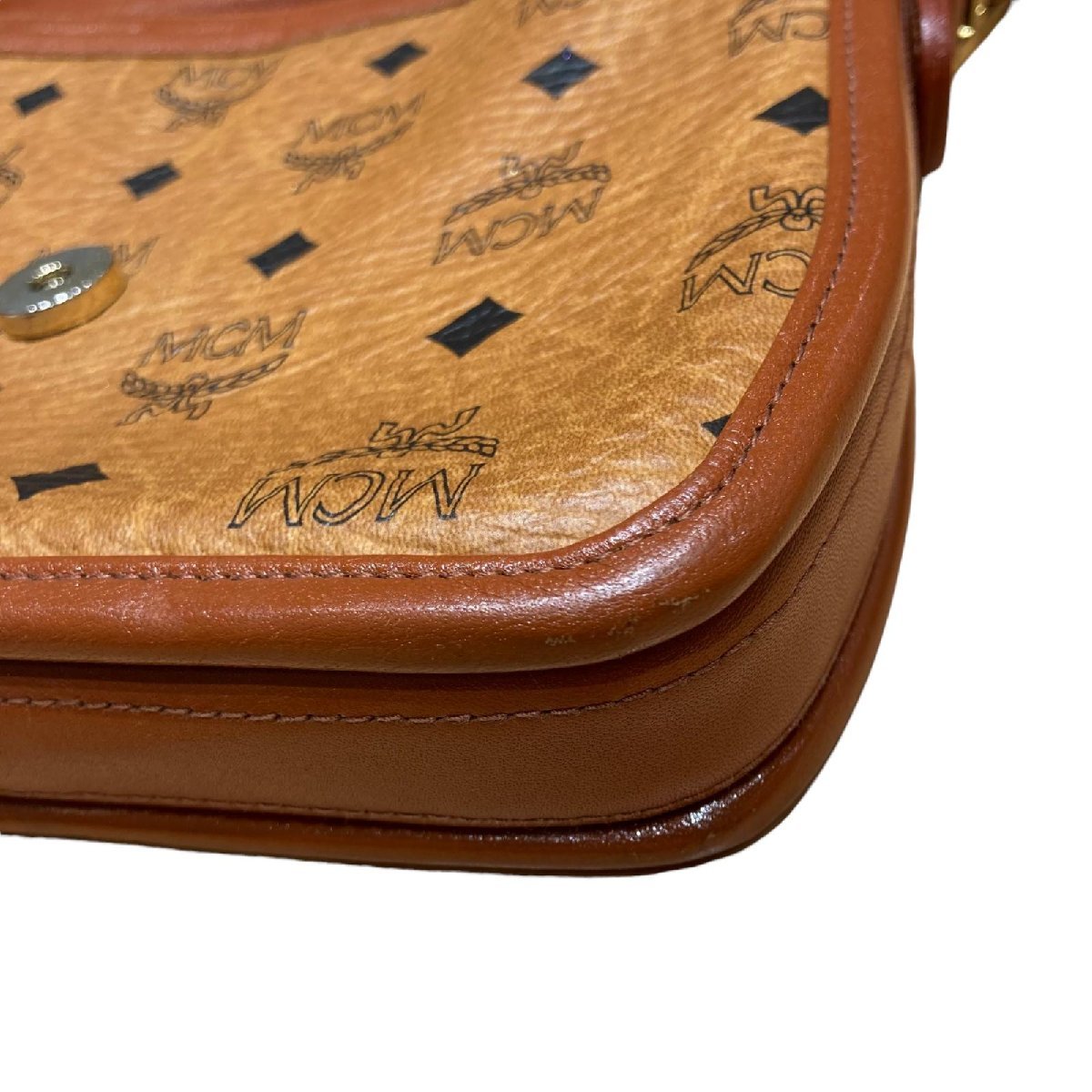 エム・シー・エム MCM MCM ショルダーバッグ ビセトス柄 ゴールド金具 