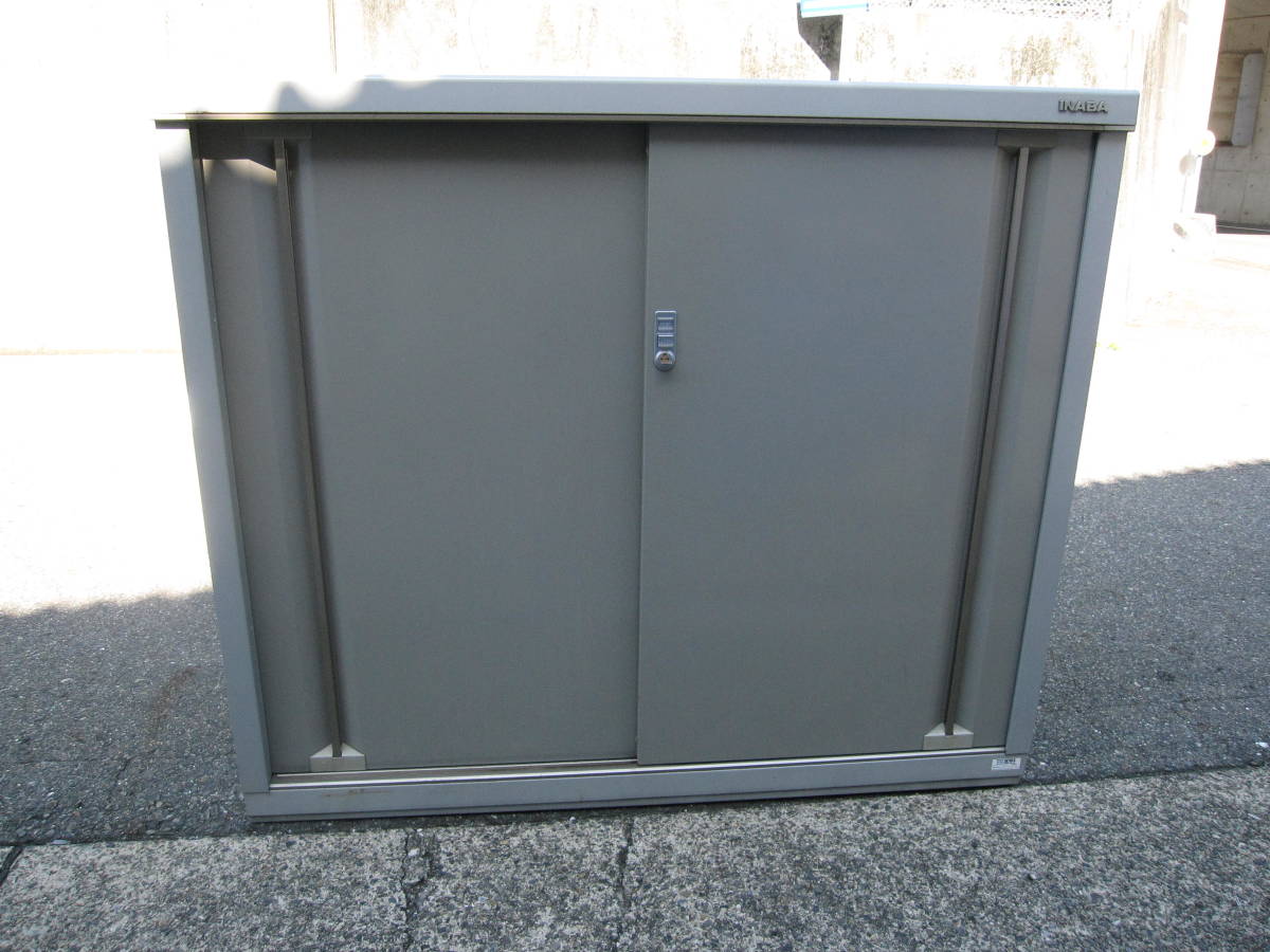 直接引取歓迎】INABA イナバ物置 W1520×D630×H1300㎜ 鍵付き 中古 