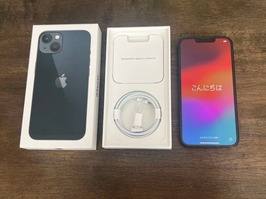 iPhone 13 ミッドナイト 128 GB SIMフリー 良品iPhone 13 mini