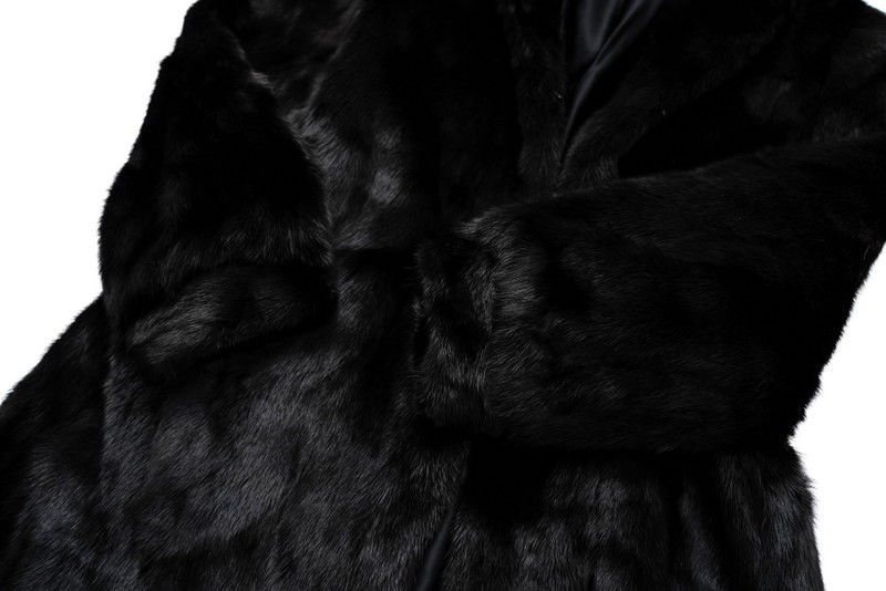 GO3461□最高級毛皮□サガミンク/SAGAMINK*ダークミンク*ファーコート