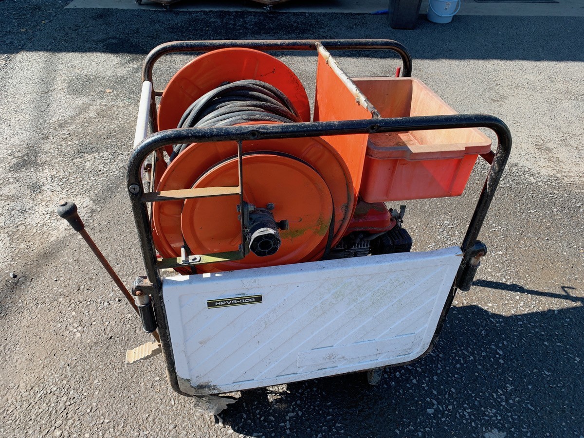 ジャンク KIORITZ 共立 セット動噴 HPVS-302 動力噴霧器 最大3.5馬力 噴霧器 散布機 引取歓迎 茨城県常陸大宮市根本 231017や4 I12 西