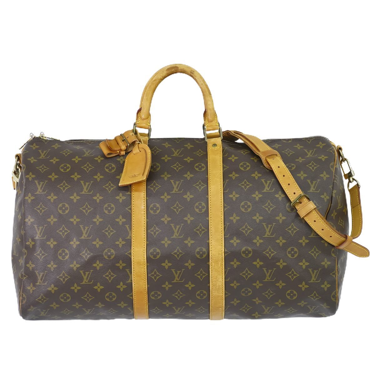 本物 ルイヴィトン LOUIS VUITTON LV キーポル バンドリエール 55 
