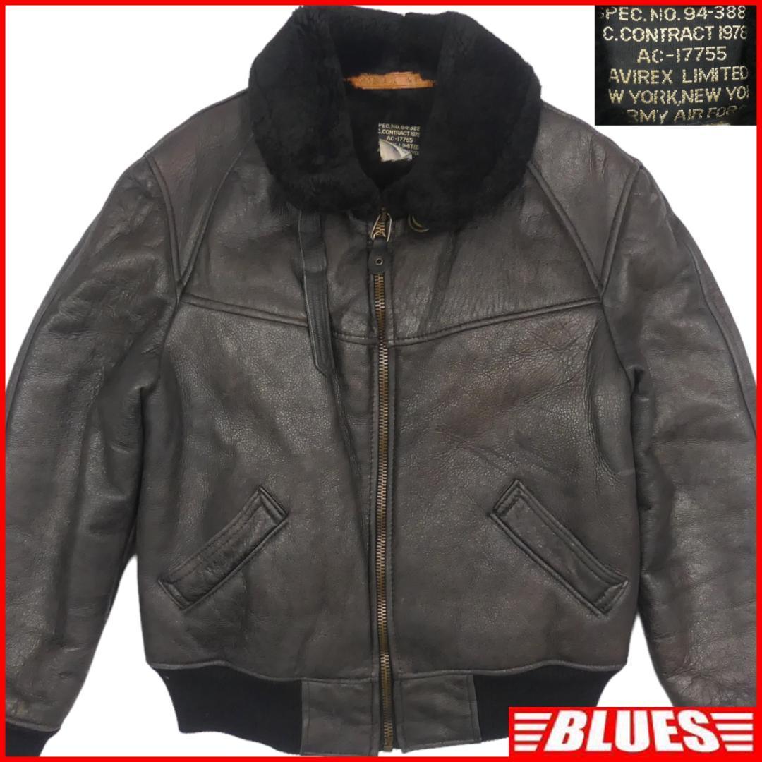 即決★アメリカ製 AVIREX★メンズL 新品定価20万円程 フライトジャケットB-6 アビレックス 40 黒 本革 ボマージャケット 本皮 USA製