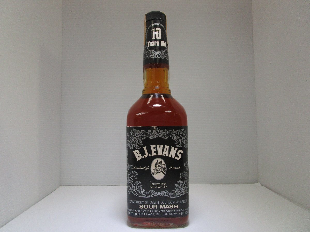 B.J.エヴァンス 10年 750ml 43% B.J.EVANS SOUR MASH バーボン